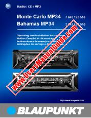 Voir Monte Carlo MP34 pdf Instructions d'utilisation et d'installation