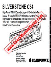 Voir Silverstone C34 pdf Manuel de l'utilisateur - Lecteur de cassettes FM / MW haute puissance avec face amovible