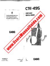 CASIO CTK-495 user manual - User manual