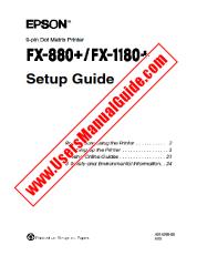 Voir FX-1180+ pdf Guide d'installation