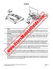 Voir FX-880+ pdf Avis de déballage