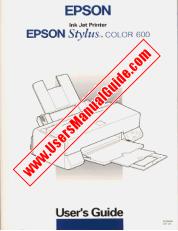 Voir Stylus Color 600 pdf Guide de l'utilisateur