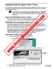 Voir Stylus Color 740 pdf Supplément iMac v3