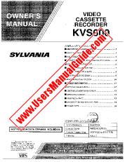 Ansicht KVS600 pdf Videokassettenrecorder Bedienungsanleitung