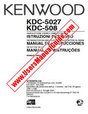 View KDC-508 pdf Italian, Spanish, Portugal User Manual