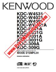 View KDC-W409 pdf French User Manual