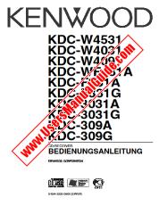 View KDC-W409 pdf German User Manual