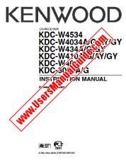 View KDC-W4034 pdf English User Manual