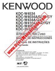 View KDC-W40G pdf Italian, Spanish, Portugal User Manual