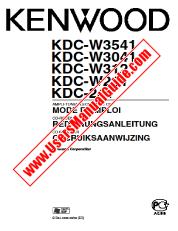 View KDC-W3541 pdf French, German, Dutch User Manual