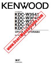 View KDC-W3541 pdf Croatian User Manual