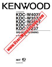 View KDC-W4037 pdf Swedish User Manual
