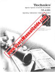Vezi SB-A386 pdf Instrucțiuni de utilizare - Manuel d'utilizare