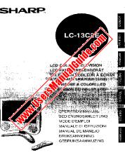 Ansicht LC-13C2E pdf Bedienungsanleitung, Auszug der Sprache Spanisch