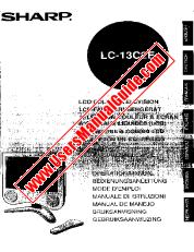 Ansicht LC-13C2E pdf Bedienungsanleitung, Auszug aus Sprache Niederländisch