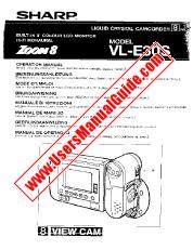 Sharp vl-e34u manual