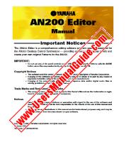 Ansicht AN200 Editor pdf Bedienungsanleitung