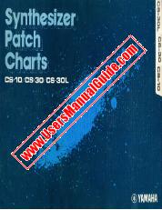 Ansicht CS-30 pdf Synthesizer Patch Charts (Bild)
