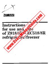 View ZC518/8R pdf Instruction Manual