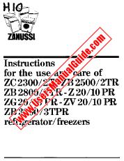 View ZC2300/2T pdf Instruction Manual