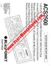 Vezi ACS2500 pdf Manual de utilizare