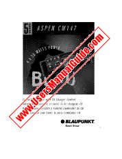Ver Aspen CM147 pdf Manual de usuario - Receptor de casete con control de cambiador de CD