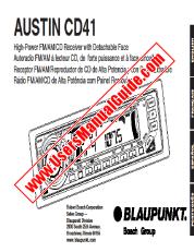 Ver Austin CD41 pdf Manual del usuario - Receptor de FM / AM / CD de alta potencia con cara desmontable