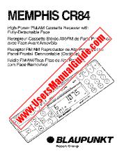 Voir Memphis CR84 pdf Manuel de l'utilisateur - Récepteur FM / AM / cassette haute puissance avec face amovible