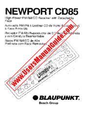 View Newport CD85 pdf User Manual - High-Power FM/AM/CD Receiver with Detachable Face