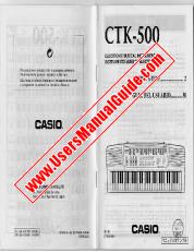 Voir CTK-500 pdf Mode d'emploi
