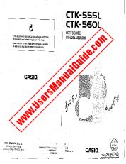 Ver CTK-555L pdf Manual de usuario