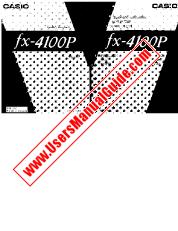 Ver FX-4100P pdf Manual de usuario