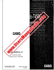 Ver FX-7450G pdf Manual de usuario