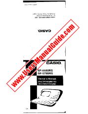 Ver SF-5580RS pdf Manual de usuario