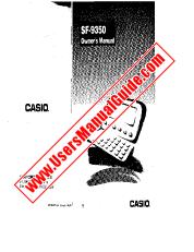 Visualizza SF-9350 pdf Manuale d'uso