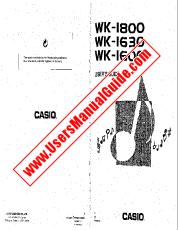 Voir WK-1800 pdf Mode d'emploi