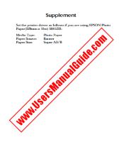 Vezi C12C811061 pdf Instrucțiuni pentru suportul pentru hârtie