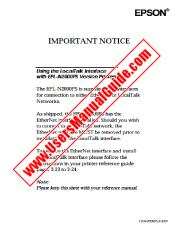 View EPL-N2000 pdf Important Notice