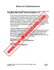 Vezi EPL-N4000 pdf Actualizare Ghid Administrator pentru Netware 5