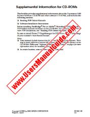 Ver Expression 1680 Series pdf Suplemento para CD-Roms
