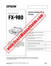 View FX-980 pdf Quick Reference Guide