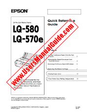 View LQ-580 pdf Quick Reference Guide