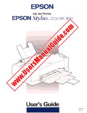 Vezi Stylus Color 800 pdf Ghidul utilizatorului