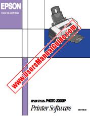 View Stylus Photo 2000P pdf Printer Software CD Booklet