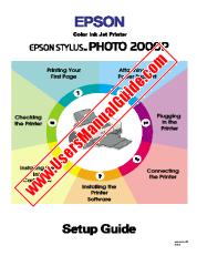 Voir Stylus Photo 2000P pdf Guide d'installation