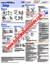 Ver Stylus Photo 830 pdf Hoja de configuración