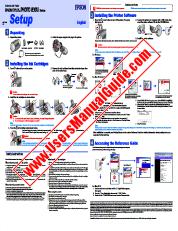 Voir Stylus Photo 830U pdf Feuille de configuration