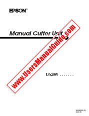 Ver Stylus Pro 10000 pdf Cortador de papel manual
