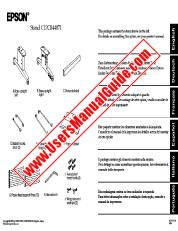 View Stylus Pro 10600 pdf Contents of Stand Pack