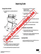 Voir Stylus Pro 10600 pdf Guide de déballage